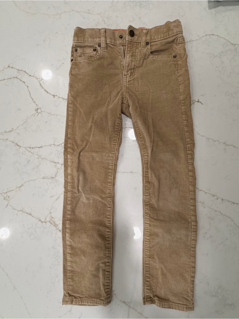 Crewcuts Girls Tan Stretch Corduroy Pants Size 7